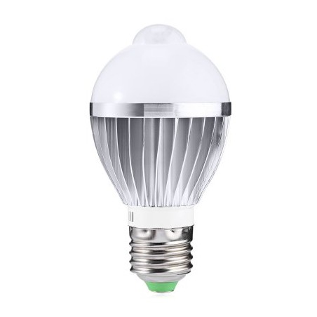 Bec cu senzor de miscare si lumina 5W E27