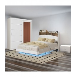 Dormitor Cod A013 Alb 160x200