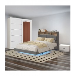 Dormitor Cod A013 Gri 160x200