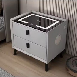Noptieră Smart Gri Închis –...