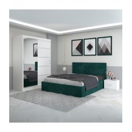 Dormitor Filip Verde Cu Pat...