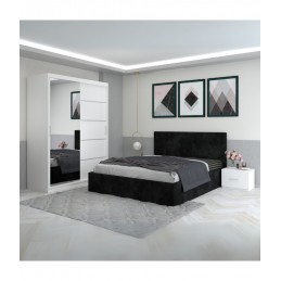 Dormitor Filip Negru Cu Pat...