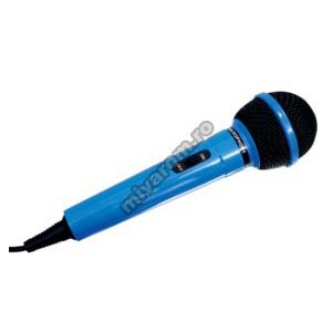 Microfon karaoke albastru engross