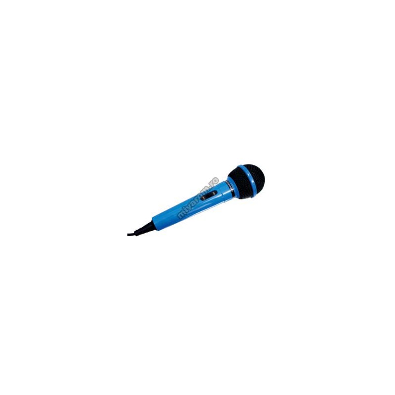 Microfon karaoke albastru engross