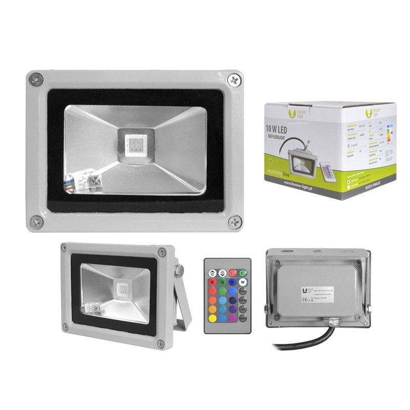 Proiector led RGB 10W cu telelecomanda engross