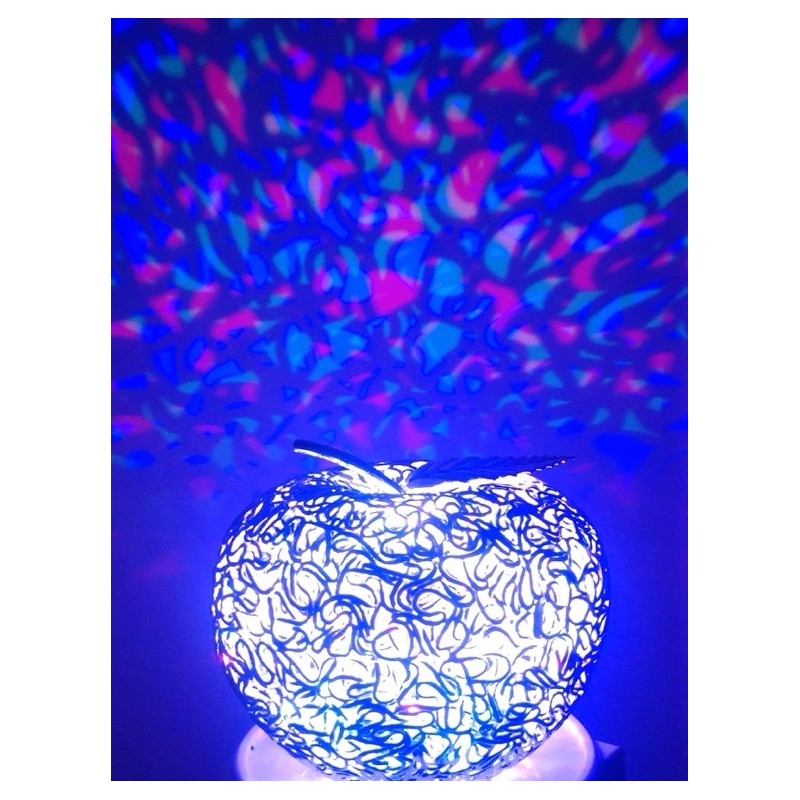 Ornament aluminiu led multicolor engross