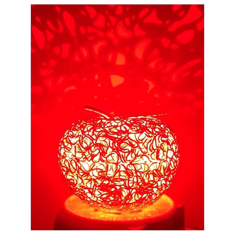 Ornament aluminiu led multicolor cu MP3 engross
