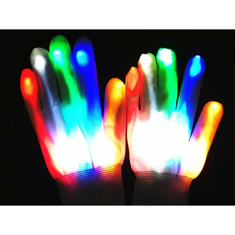 Manusi led multicolore pentru petrecere engross