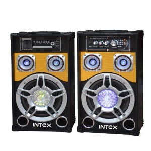 Set 2 boxe cu amplificare si MP3 Intex DJ801 BT engross