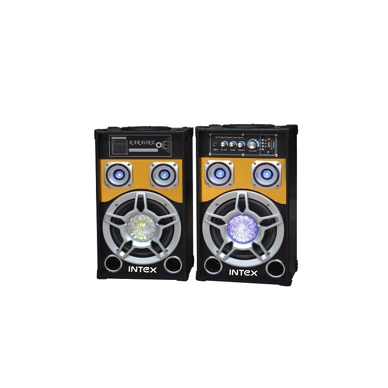 Set 2 boxe cu amplificare si MP3 Intex DJ801 BT engross