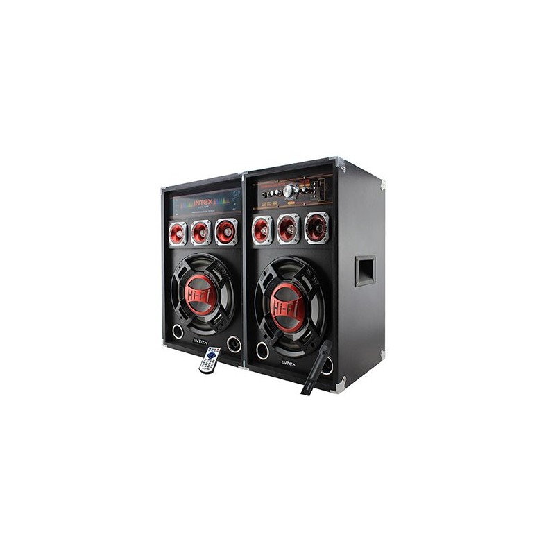 Set 2 boxe cu amplificare si MP3 Intex DJ215 engross