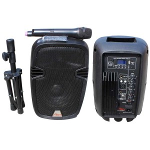 Incinta acustica activa 8inch ABS 2108AMS USB/SD/FM/BT Alien engross