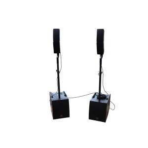Sistem audio profesional 2+2 USB/SD/BT 2x100W Alien engross