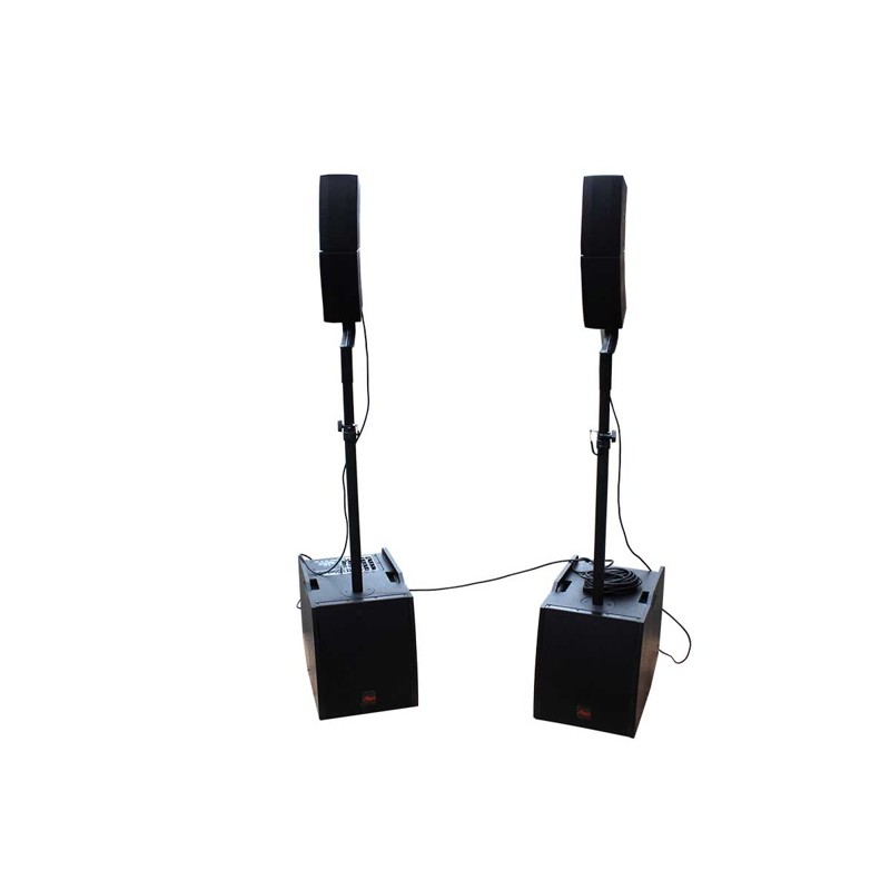 Sistem audio profesional 2+2 USB/SD/BT 2x100W Alien engross