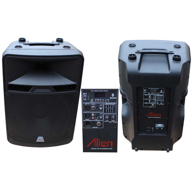 Incinta activa 18inch ABS 4218 USB/FM/BT Alien engross