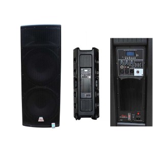 Incinta activa 2x15inch ABS USB/SD/FM/BT Alien engross