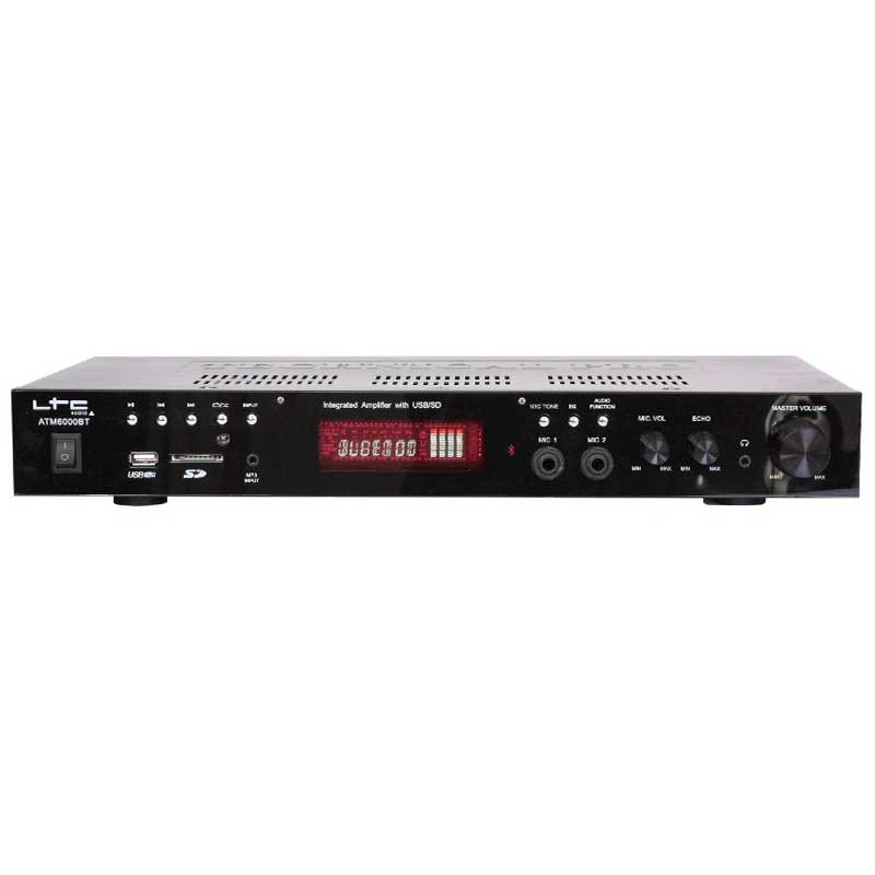 Amplificator karaoke 2x50W FM/USB/SD/BT engross