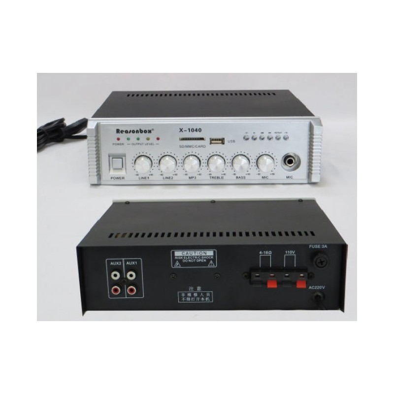 Amplificator linie 100V 40W MP3 USB engross