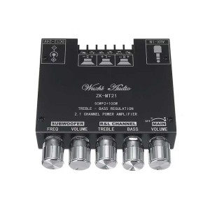 Amplificator audio 2.1 2x50W+100W Bluetooth V5.0 engross