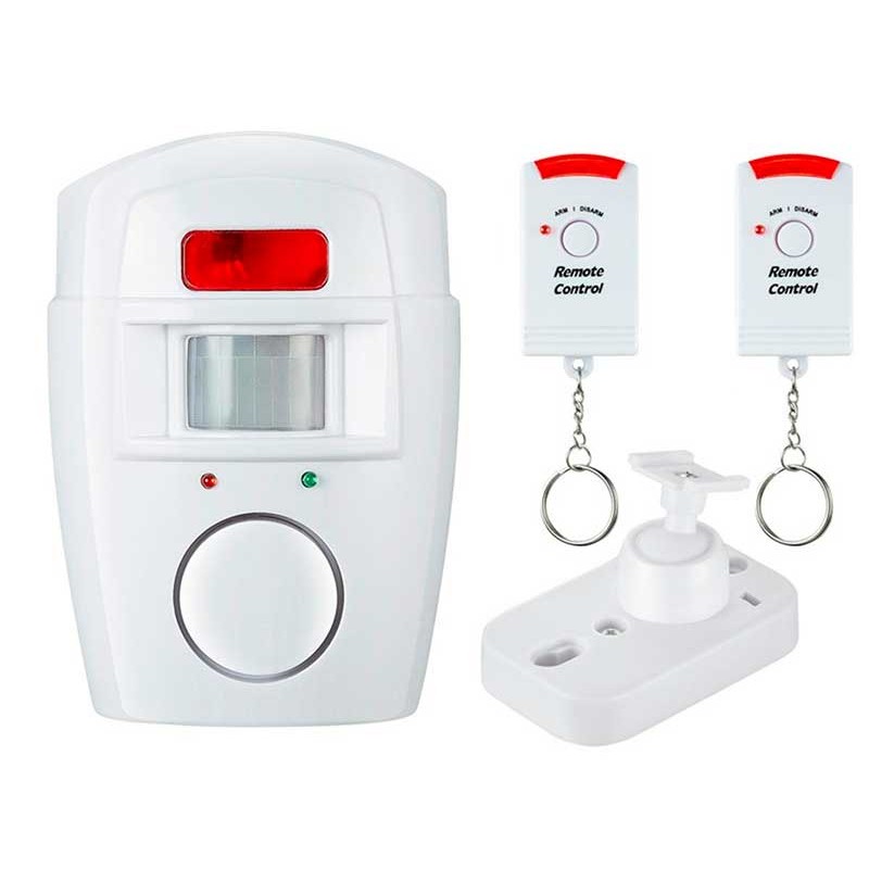 Alarma senzor miscare cu 2 telecomenzi engross