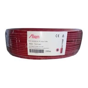 Cablu solar 4mm2 cupru rola 200m rosu engross
