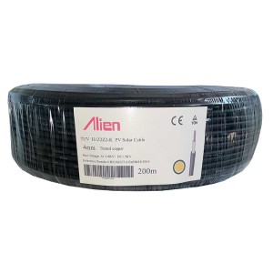 Cablu solar 4mm2 cupru rola 200m negru engross