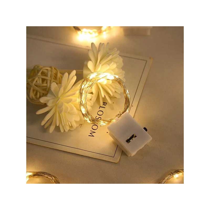 Instalatie pe baterii 2M alb cald engross