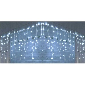 Instalatie turturi 200LED 10m alb rece exterior interconectabila engross