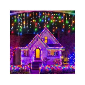 Instalatie turturi 100LED 4.5m multicolor exterior interconectabila engross