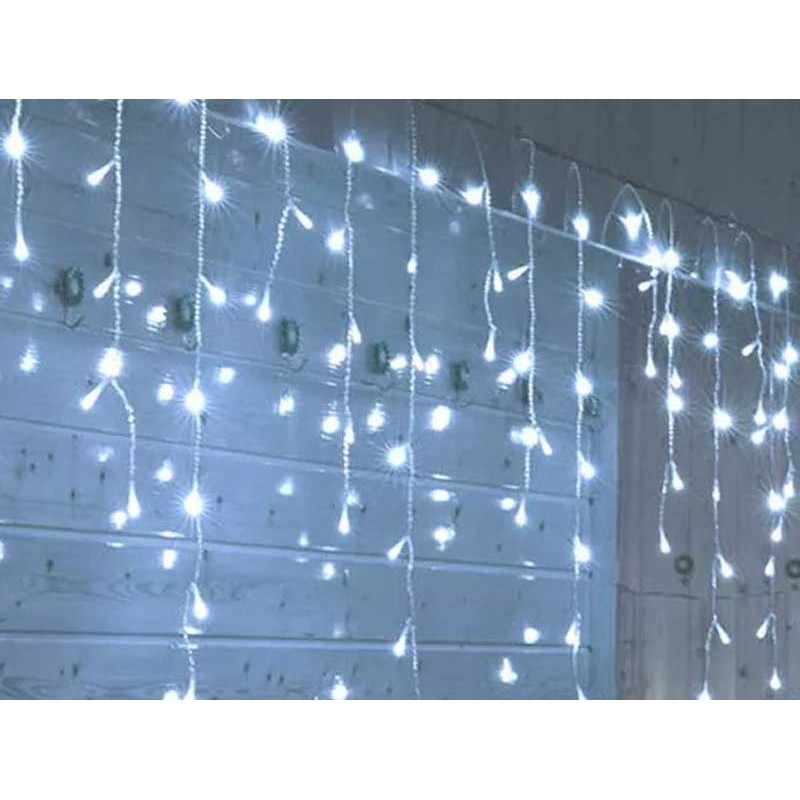Instalatie turturi 300LED 12m alb rece engross