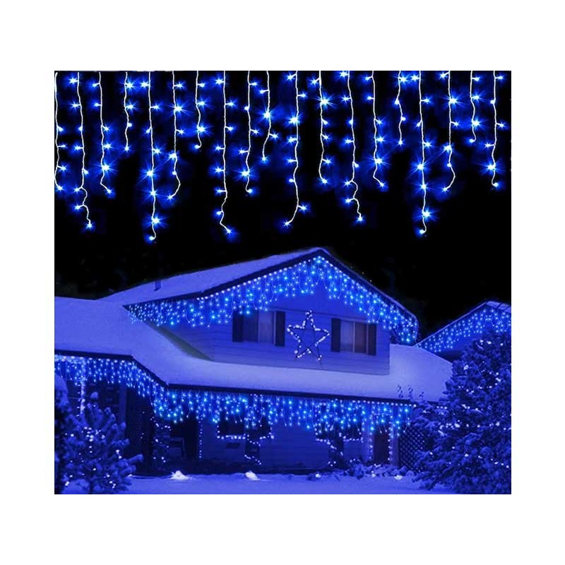 Instalatie turturi 300LED 12m albastru engross