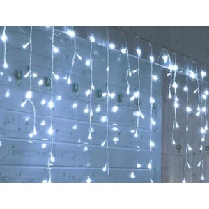 Instalatie turturi 300LED 12m alb rece interconectabila engross