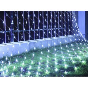Instalatie plasa 320 leduri 3X3m interconectabil alb rece engross