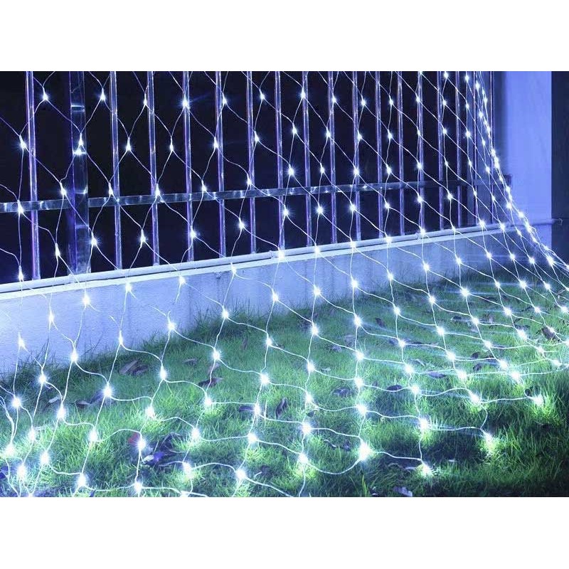 Instalatie plasa 320 leduri 3X3m interconectabil alb rece engross