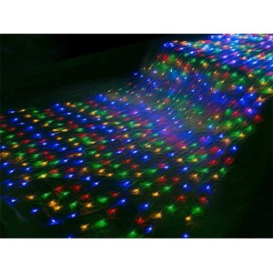 Instalatie perdea ploaie 132 leduri 3x1m multicolor engross