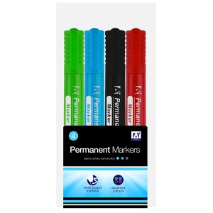 Marker permanent varf rotund verde engross