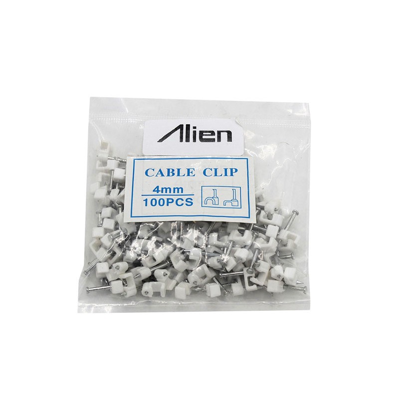 Set cleme cui cablu telefon 2,5x4mm 100buc engross