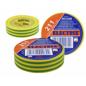 Banda izolier galben/verde 20m engross