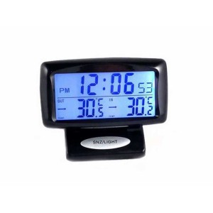 Ceas cu alarma si termometru de interior-exterior engross