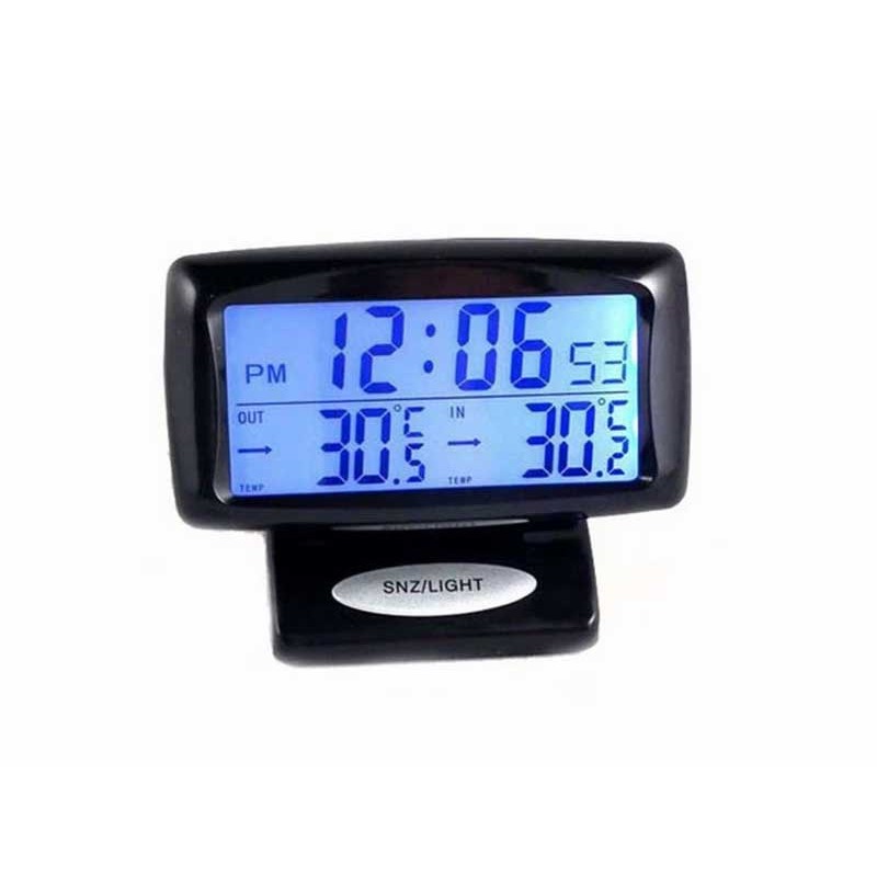 Ceas cu alarma si termometru de interior-exterior engross