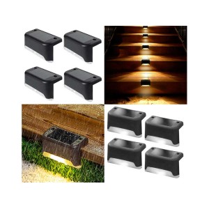 Set 4 lampi solare pentru scari engross