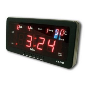 Ceas perete electronic cu led 2158 engross