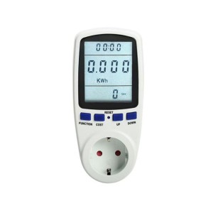 Priza cu contor consum energie afisaj digital engross