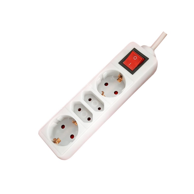 Prelungitor 2schuko+2euro 1.5m cu intr Alien engross