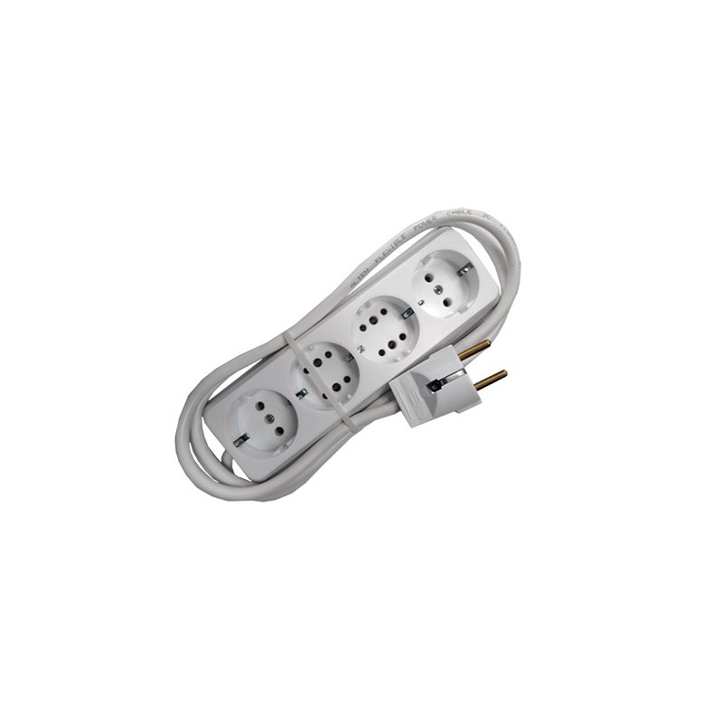 Prelungitor bachelita 4cai 2m 3x1.5mm2 alb engross