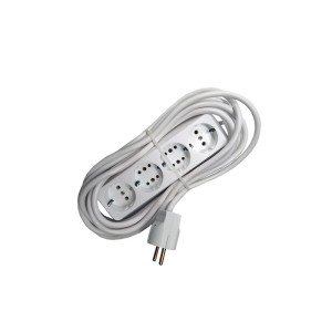 Prelungitor bachelita 4cai 5m 3x1.5mm2 alb engross
