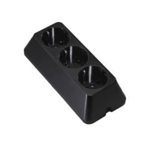 Cap prelungitor bachelita 3 cai negru engross