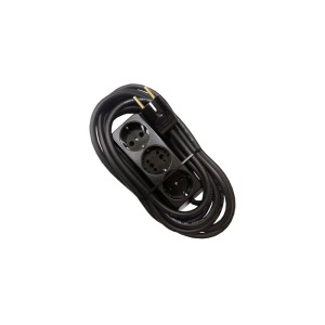 Prelungitor bachelita 3cai 2m 3x1.5mm2 negru engross