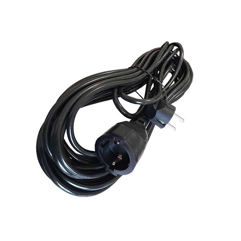 Cablu prelungitor 3x1.5mm cu cupla 5m Alien negru engross