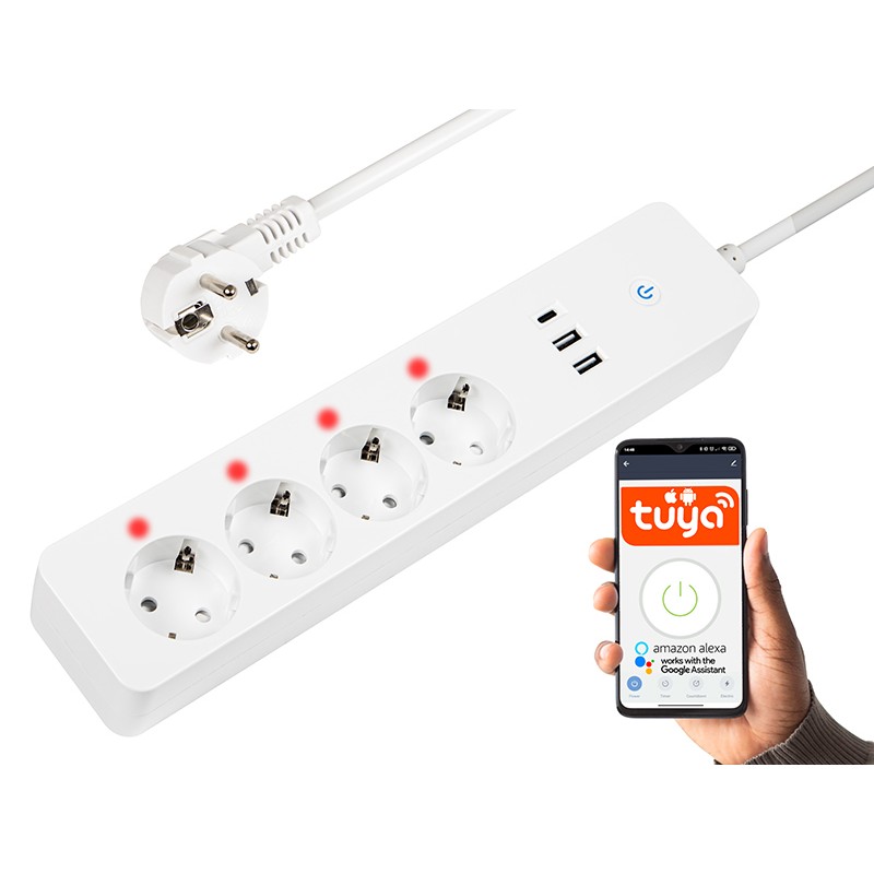 Prelungitor 4cai 1.5M WIFI 2xUSB 1xUSB-C engross
